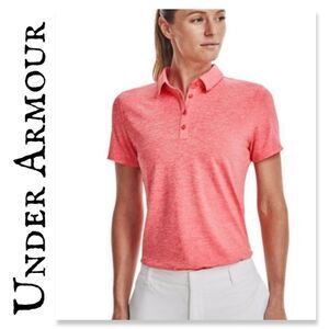NWT Under Armor UA Zinger Short Sleeve Golf Polo Womens